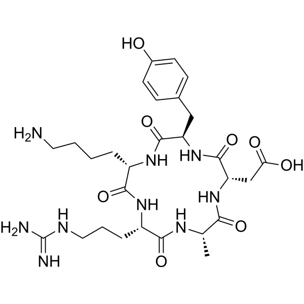 Cyclo(Arg-Ala-Asp-(D-Tyr)-Lys) (c(RADyK)) 1193347-53-3